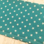 期間限定20％OFF  入園入学新学期　約40×60㎝の大きなランチョンマット　ブルー星柄