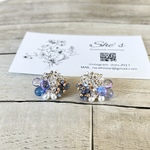 淡水パール&チェコビーズピアス