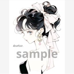 381. teatea.オリジナル 人物ステッカー