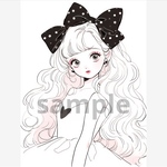 401. teatea.オリジナル 人物ステッカー