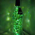 ボトルランプ　「MIDORI」　パールグリーン　ＡＣアダプタ付