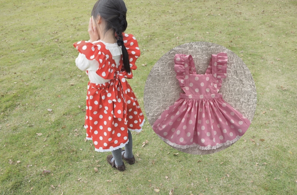 memeki☆ オーダー ハンドメイド フリル キッズエプロン Ocean&Ground キッズ エプロン おしゃれ 女の子 三角巾 セット