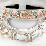 1000円🎉 インド刺繍リボン カチューシャ　No.j010