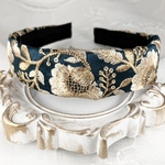 1200円🎉 インド刺繍リボン カチューシャ　No.j015