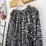 SALE◆4000円｜リバティ＊ギャザーブラウス （9号)
