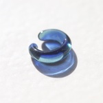 Teal Green イヤーカフ：波動玉®（サードアイ・ハートチャクラ ）【現品一点物】1