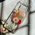  全機種対応 iPhone15 手作☆iPhone押し花スマホケースiPhone15pro☆爽やか iPhone15plus☆iPhone15promax シリーズ☆Xperia☆Galaxy