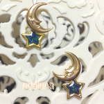 2way☆月ピアス/イヤリング