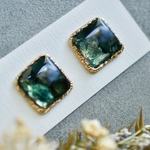 Green hazeの一粒ピアス/イヤリング