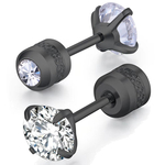 【送料無料！】ピアス レディース メンズ シンプル 一粒 ジルコニア ファッション アクセサリー ネジ式 2mm 両耳 2個セット [ PL001 ]