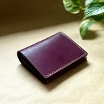 sale／25%off☆  ストレートウォレット/ワイン【イタリアンレザー】レディース/メンズ　送料無料