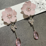 フリフリマットな桜🌸 ピアス イヤリング