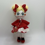 ハンドメイドドールチャーム　バックチャーム　お人形