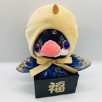 【一点物】節分豆 の かぶりもの （薄色）* 文鳥 着せ替え ぬいぐるみ 用*  節分 鬼 豆 20240107