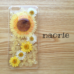 押し花のiPhoneケース