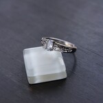 pachipika様専用　ブルーベリル　フィリグリーリング　SILVER925　