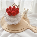 大きないちごのショートケーキ編みぐるみ🍰🍓