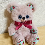 ＊お客様ご予約品＊テディベアチャーム♡苺ミルクちゃん