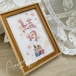 ★先行販売★ 桃の節句 命名刺繍