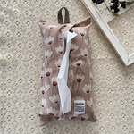 🌱エコ🌱箱なしティッシュケース　　　北欧チューリップ　くすみピンク