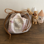 ぼぅるきんちゃく　Lサイズ　北欧の森のお花　ナチュラル