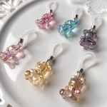 大人気♡【推し色くまちゃんチャーム】 マーカーチャーム 推し色 推し 推し活  大人かわいい アンブレラマーカー テディベア くま