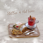 シュトレン&ホットワインのプレート✩.*˚ミニチュアスイーツ