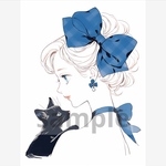 423. teatea.オリジナル 人物ステッカー