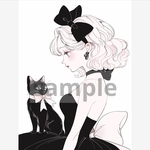 425. teatea.オリジナル 人物ステッカー