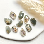 【送料無料】ハンドメイド　パーツセット　レジン　鉱石　カボション　貼り付けパーツ　ピアスパーツ