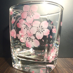  再販  ロックグラス 〜桜〜