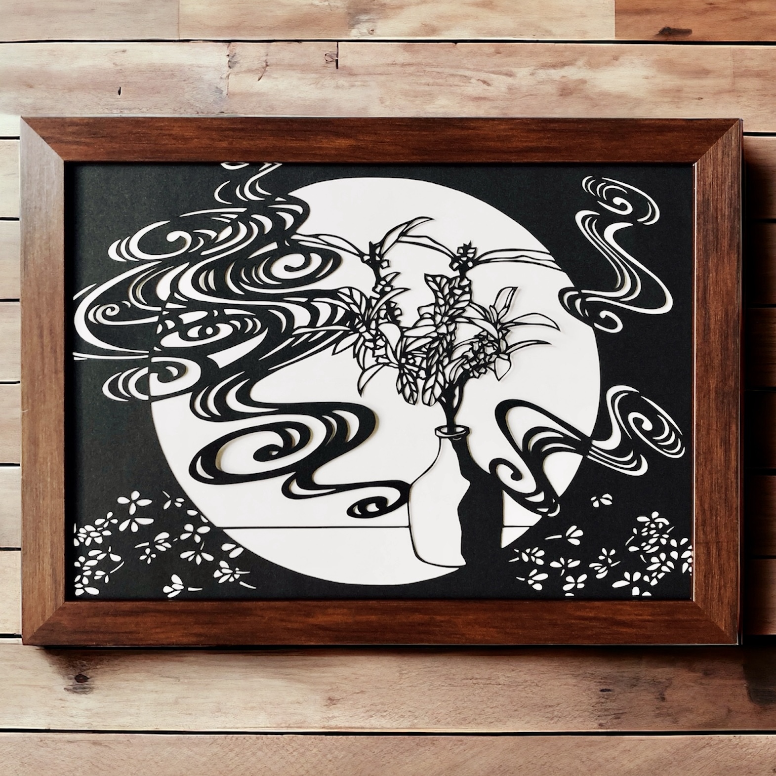 Amazon.co.jp: 『金木犀』絵画アート精密画F0 : Home & Kitchen