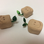 ミニサイズ粘土ちゃんマグネット☆3個セット