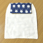 汗取りパット＊うさぎ×イエローチェック