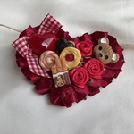 バレンタインオヤツ🍪チョーカー　ペットアクセサリー