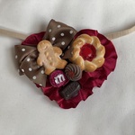 バレンタインオヤツ🍪チョーカー　ペットアクセサリー