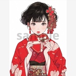 【Valentine18】teatea.オリジナル 人物ステッカー