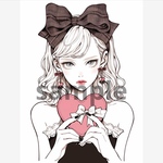 【Valentine24】teatea.オリジナル 人物ステッカー