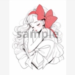【Valentine44】teatea.オリジナル 人物ステッカー