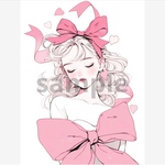 【Valentine46】teatea.オリジナル 人物ステッカー