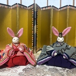 【うさぎ雛】恵(めぐみ)雛＊置き物、うさぎのお人形🐰初節句のお祝いにも