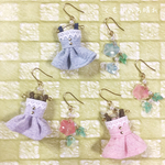 ラスト一点のみ☆朝顔と夏のワンピース-紫色-