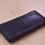 本革長財布（１色/チョコ）