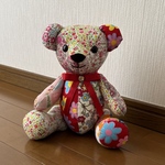お花がいっぱいなテディベア