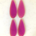 Neon Purple Drop Pendant Tops