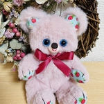 pipi様ご予約品＊テディベアチャーム♡苺ミルクちゃん