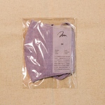 long tie simple  mask 〈purple〉【おしゃれ  ﾘﾎﾞﾝﾏｽｸ 大人 立体  ﾏｽｸｶﾊﾞｰ 小さめ　フィルターポケット　シンプル　パープル　春夏　かわいい　】 