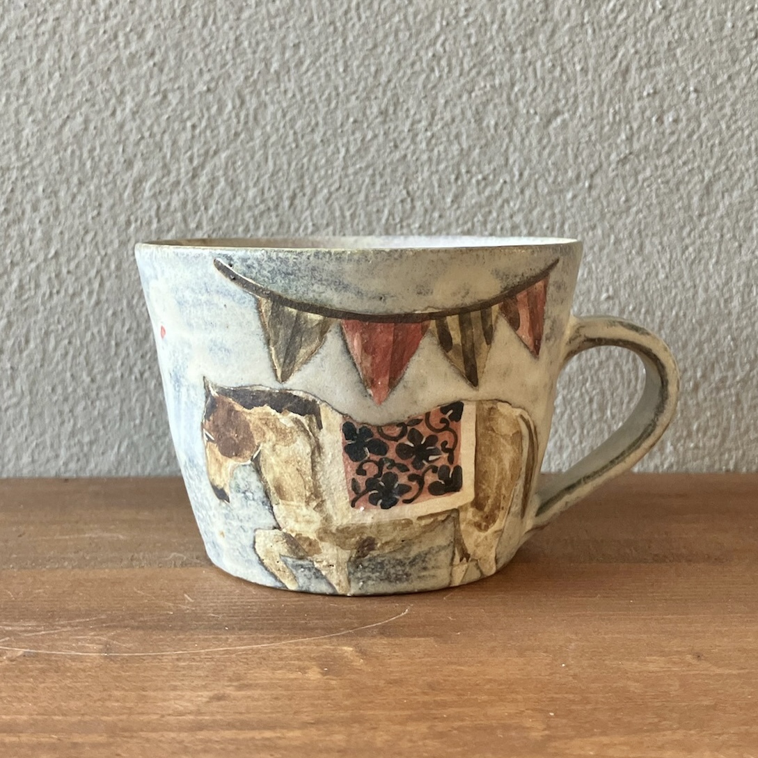 acne.pottery.studio 森安幸代　うさぎミラー うさぎの壁掛け鏡 | acne.pottery.studio | 糸島くらし×ここのき