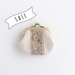 《SALE 2》インド刺繍リボンのミニがま口
