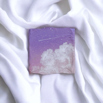 流れ星・絵画『ミニ流星No.6』-アクリル画・星・雲・空・原画・テクスチャーアート・超現実主義・印象派-by麗しの空